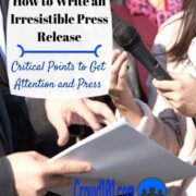 crowdfunding press release tips