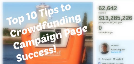 Crowdfunding Campaign Page Success
