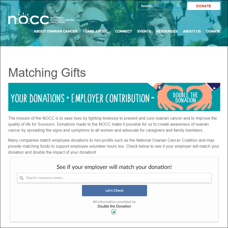 Double the Donation-NOCC-matching gifts page