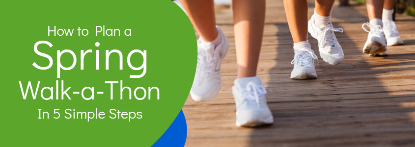 Start reaping the benefits of walk-a-thon fundraiser this spring by following these five steps.