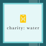 This graphic represents the logo for one Google Ad Grant case study on charity: water.