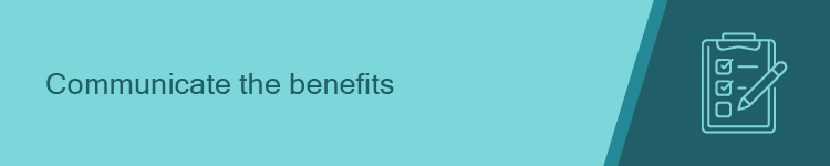 Maximize corporate giving avenues by communicating the benefits