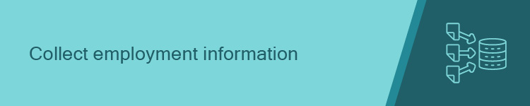 Maximize corporate giving avenues by collecting employment data