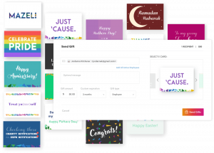 Millie spotlight - charitable gift card functionality