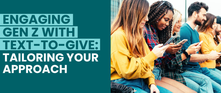 This image of young people on their phones captures the idea of engaging Gen Z with text-to-give to raise more for your nonprofit.