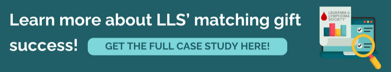 LLS' matching gifts and p2p fundraising case study