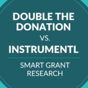 Double the Donation vs. Instrumentl: Smart Grant Research